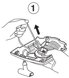 HUSQVARNA CARB III - Remplacement de la corde du lanceur - 5