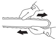 HUSQVARNA CARB III - Tension de la chaine - 4