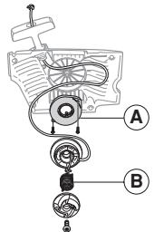 HUSQVARNA CARB III - Drive disc spring (B) - 1