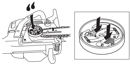 HUSQVARNA CARB III - Graissage du roulement à aiguilles - 2