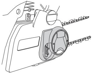 HUSQVARNA CARB III - Tensioning the chain - 15