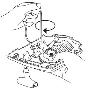 HUSQVARNA CARB III - Tensioning the recoil spring - 1