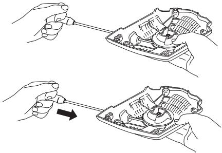 HUSQVARNA CARB III - Tensioning the recoil spring - 2