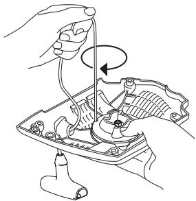 HUSQVARNA CARB III - Tensado del muelle de returno - 1