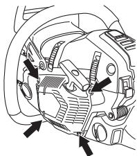 HUSQVARNA 550 XP - Een gebroken of versleten starterkoord verrangen - 4