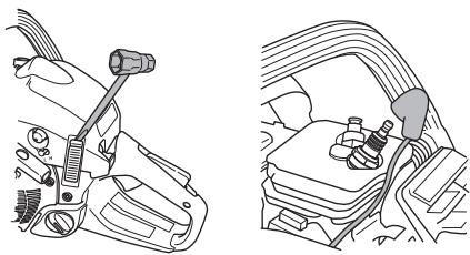 HUSQVARNA 550 XP - Moteur chaud - 9