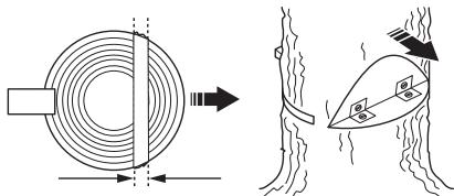 HUSQVARNA 550 XP - Trait de chute - 3