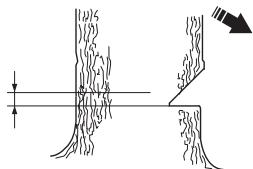 HUSQVARNA 550 XP - Trait de chute - 1