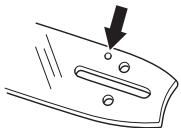 HUSQVARNA 550 XP - Contrôle de la lubrification de la chaîne - 1