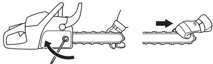 HUSQVARNA 550 XP - Ketting strekken - 7