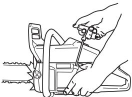 HUSQVARNA 550 XP - Montage du lanceur - 1