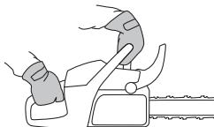 HUSQVARNA 550 XP - Contrôle de l'effet de freinage - 2