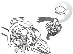 HUSQVARNA 550 XP - Zentrifugalreinigung "Air Injection" - 1