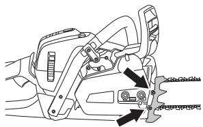 HUSQVARNA 550 XP - Montage du patin d'ébranchage - 1