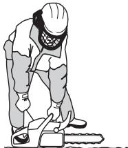 HUSQVARNA 550 XP - Contrôle de l'effet de freinage - 1