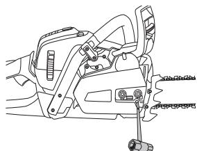 HUSQVARNA 550 XP - Monteren van zaagblad en ketting - 8
