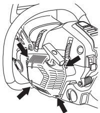 HUSQVARNA 550 XP - Remplacement d'une corde de lanceur rompue ou usée - 4