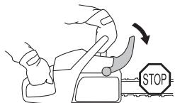 HUSQVARNA 550 XP - Frein de chaîne avec arceau protecteur - 9