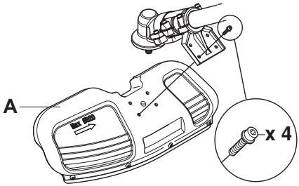 HUSQVARNA 555 RXT - Montage von Hackmesser und Klingenschutz des Hackmessers (555FRM) - 3