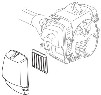 HUSQVARNA 555 RXT - Nettoyage du filtre à air (555FX, 555FXT) - 1