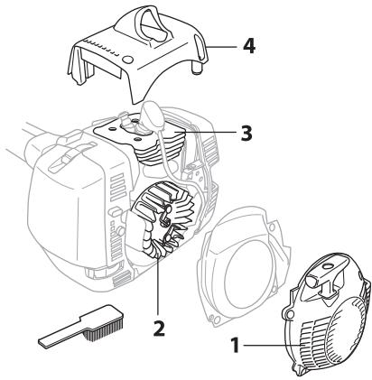 HUSQVARNA 555 RXT - Kühlsystem - 2