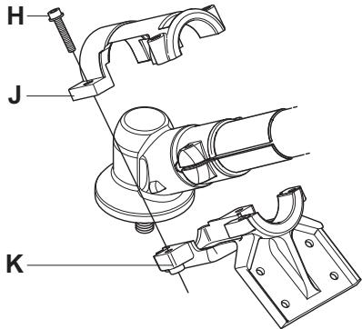 HUSQVARNA 555 RXT - Montage du couteau à hacher et du protège-lame (555FRM) - 2