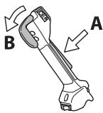 HUSQVARNA 555 RXT - Gashebelsperre - 2
