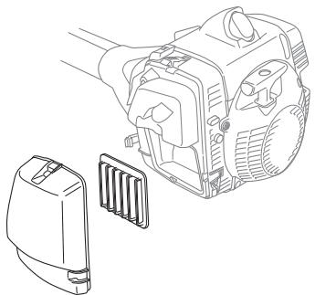HUSQVARNA 555 RXT - Luchtfilter schoonmaken (555FX, 555FXT) - 1