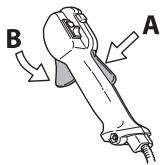 HUSQVARNA 555 RXT - Gashebelsperre - 1