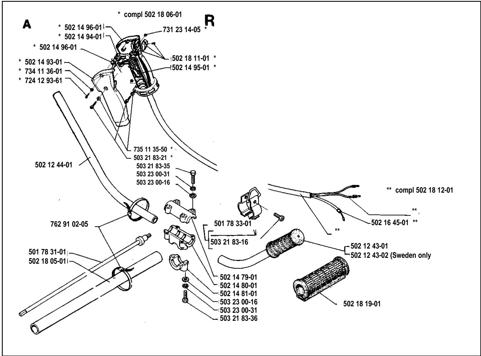 HUSQVARNA 25R - 22R/RL 25R/RL - 2