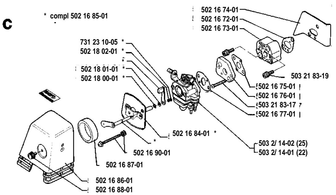 HUSQVARNA 25R - 22R/RL 25R/RL - 7