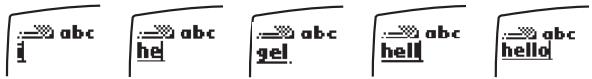 abc heb abc gel abc hell abc hello abc