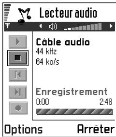 NOKIA NGAGE - Enregistrement à partir d'un équipement externe - 5
