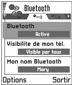 NOKIA NGAGE - Paramètres Bluetooth - 2