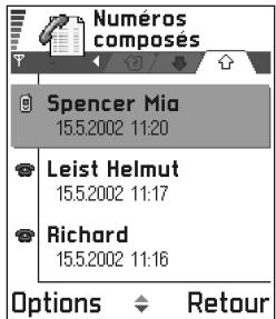 NOKIA NGAGE - Effacer les derniers appels - 1