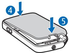 NOKIA SU-33W - Insérer la batterie - 3