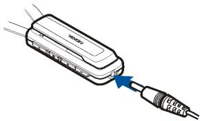 NOKIA WIRELESS STEREO HEADSET HS-12W - ■ Charger la batterie - 1