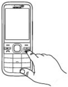 NOKIA C5-00 - Allumer et éteindre le téléphone - 1