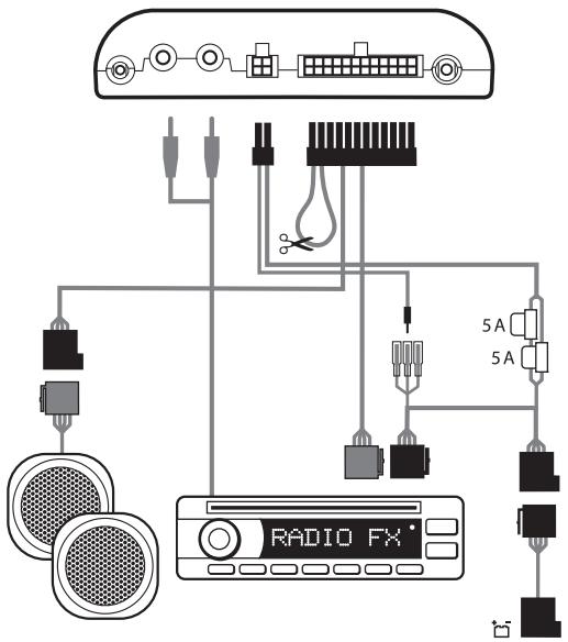 NOKIA DISPLAY CAR KIT CK-600 - Usar el cable ISO CA-152 - 2