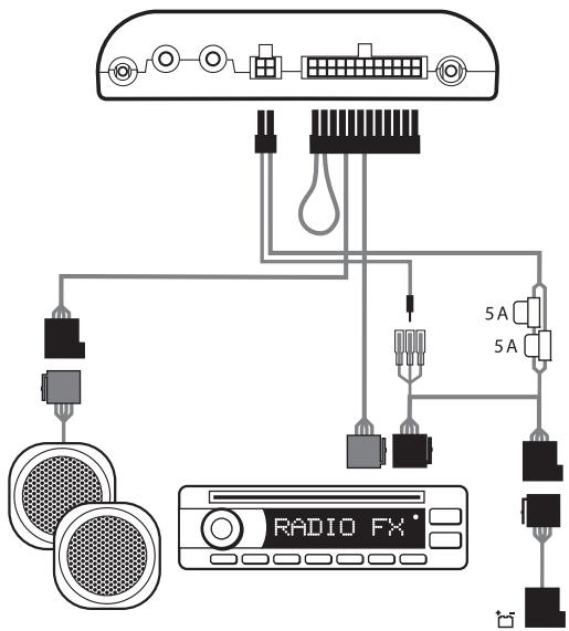 NOKIA DISPLAY CAR KIT CK-600 - Usar el cable ISO CA-152 - 1