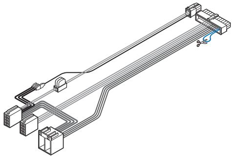 NOKIA DISPLAY CAR KIT CK-600 - Cable ISO CA-152 - 1