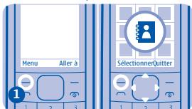 NOKIA 1800 - Enregistrer un nom et un numéro - 12