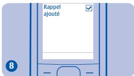 NOKIA 1800 - Définir un rappel - 10