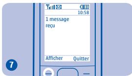 NOKIA 1800 - Envoyer et recevoir des messages - 8