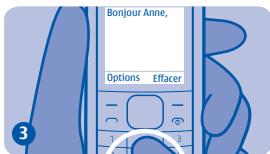 NOKIA 1800 - Envoyer et recevoir des messages - 5