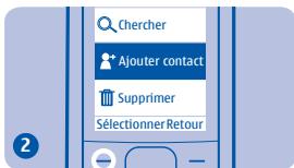 NOKIA 1800 - Enregistrer un nom et un numéro - 5