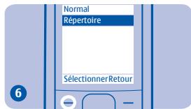 NOKIA 1800 - Enregistrer un nom et un numéro - 15