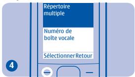 NOKIA 1800 - Enregistrer un nom et un numéro - 16