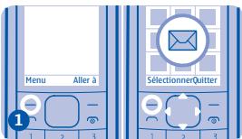 NOKIA 1800 - Envoyer et recevoir des messages - 1