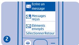 NOKIA 1800 - Envoyer et recevoir des messages - 3
